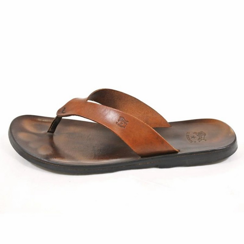 IL BISONTE イルビゾンテ／レザートングサンダル - 通販 - guianegro