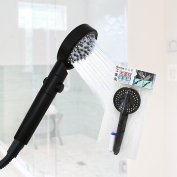 iBonjour工業風大面板蓮蓬頭-2入