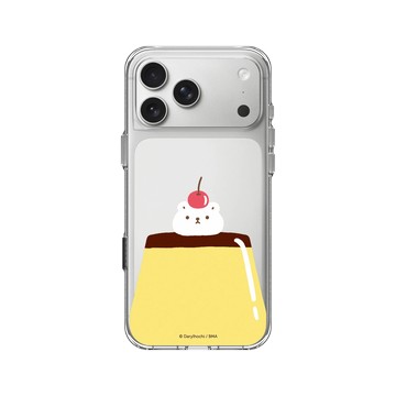 iPhone 17 Pro Max Clear Case（相機按鈕） 透明 - 白白日記 Darylhochi - 白白焦糖布甸