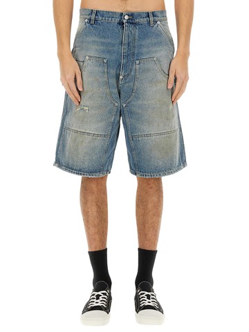 moschino denim shorts