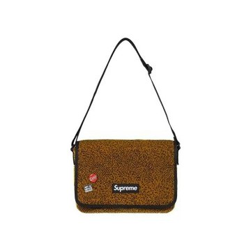 Supreme Velvet Messenger Bag 斜背包 郵差包 豹紋 FW25B9-TR [台灣現貨]