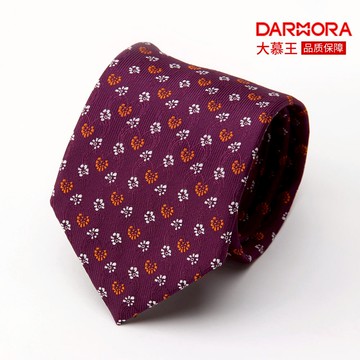 潮大慕王小花8cm寬手打款西裝領帶男士工裝商務結婚休閑時尚韓版