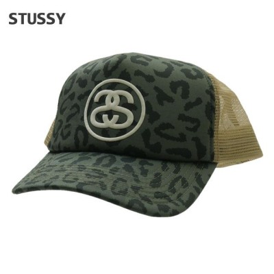 STUSSY ステューシー キャップ ストックロゴ メッシュキャップ PUFF PRINT STOCK TRUCKER CAP 17SS ネイビー ONE SIZE 帽子 スナップバック ストリート ブランド カジュアル シンプル【メンズ】