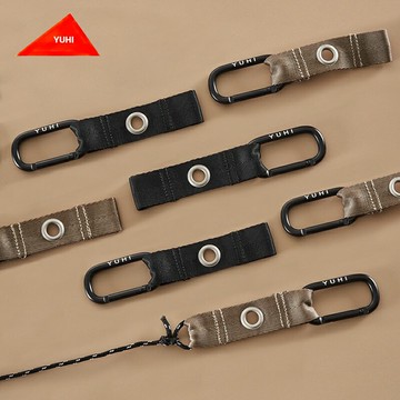【露營趣】台灣製 YUHI SL003 SL004 多功能營繩扣 四入組 天幕扣 繩扣 固定扣 掛繩 掛勾 適用帳篷 天幕 露營 野營
