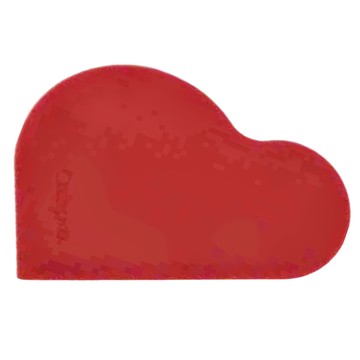 Cuisipro 雙曲線 彈性碗刮刀 耐熱300度C 總長15.2cm  紅色  1個