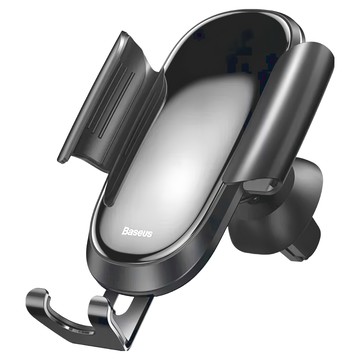Baseus 倍思 未來重力支架 適用於4.0-6.0英吋手機 出風口固定  黑色  1個