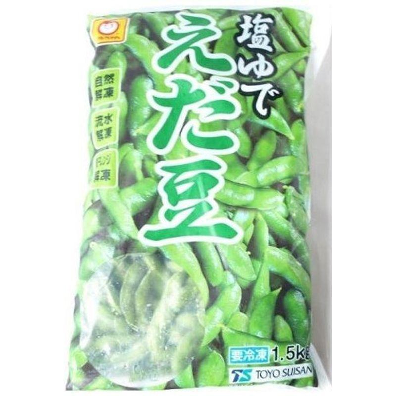 マルちゃん 塩ゆでえだ豆 1.5kg Green Soybeans (Edamame)