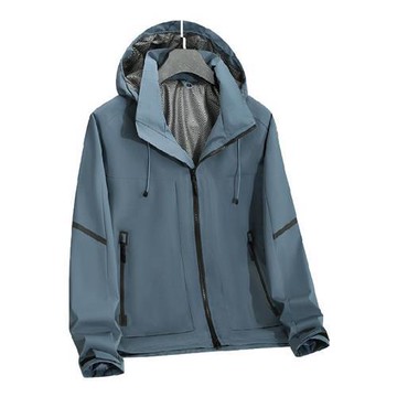 【巴黎精品】衝鋒衣防風夾克-連帽防刮保暖防潑水男外套3色a1he43