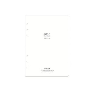 珠友Chuyu2026年A5.6孔日誌內頁1週2頁/BC-60428