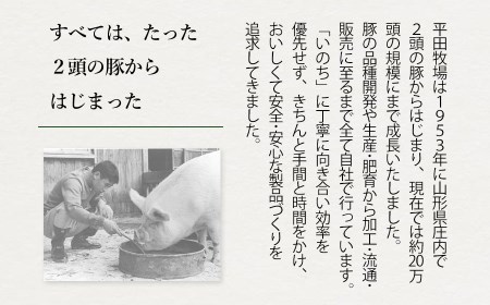 日本の米育ち三元豚　ロースステーキギフト（6枚入り）藻塩付き JOH-S06