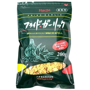 【江戶物語】Hachi 哈奇 業務用 炸蒜片 200g 香酥蒜片 蒜酥 蒜頭片 炸蒜頭 牛排必備 下酒零食 日本進口