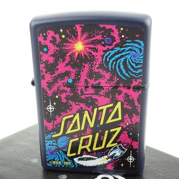 Zippo 美系~Santa Cruz-Space Dot圖案打火機