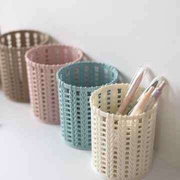 筆筒 ins創意筆筒北歐現代個性簡約風學生辦公室桌面擺件收納