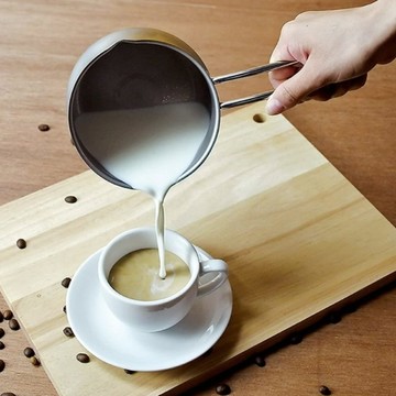 YOSHIKAWA吉川日本製18-8(304)不鏽鋼單柄牛奶鍋14cm YJ3348