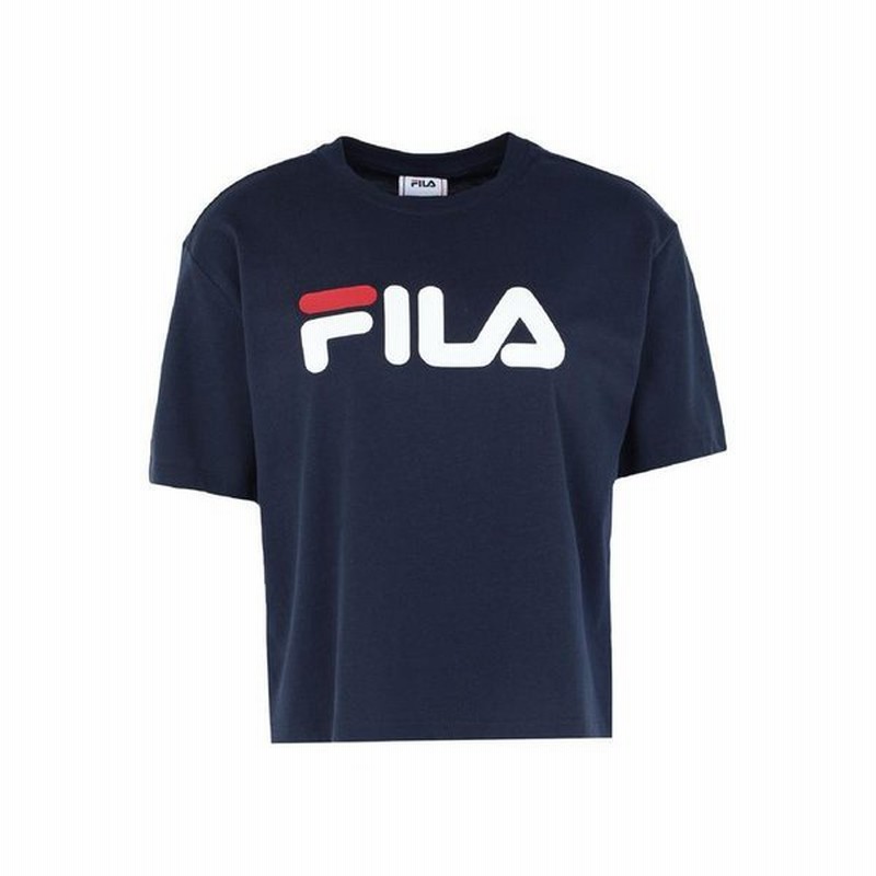 フィラ Fila ｔシャツ レディースファッション トップス Tシャツ カットソー 半袖 ブルー 通販 Lineポイント最大0 5 Get Lineショッピング