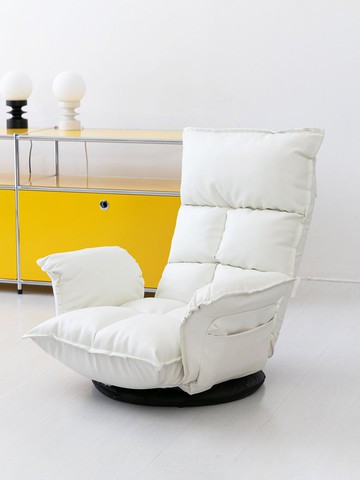 MarketB Embossed Single-Person Floor Rotating Armrest Sofa