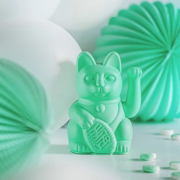 雙子座♊【WUZ屋子】德國 DONKEY 幸運繽紛招財貓-薄荷綠