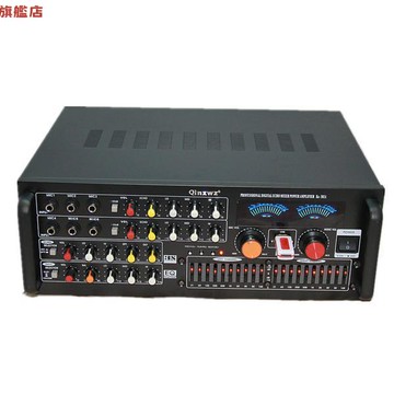 落地 音響功放 大環牛日本東芝管 大功率 EQ均衡 功放機 AV專業KTV卡包[DD0407001]