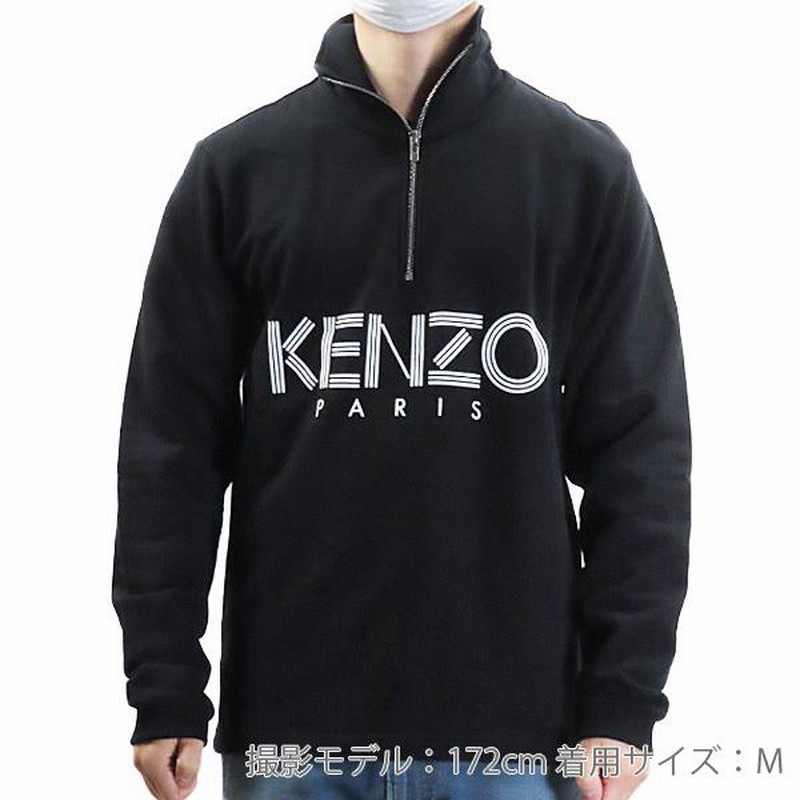 KENZO ケンゾー SPORT HALF-ZIP SWEATSHIRT F765SW1604MD 99 スポーツ