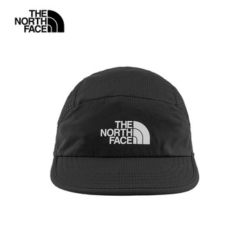 The North Face 官方旗艦 北面男女款黑色吸濕排汗防曬運動帽｜876JJK3