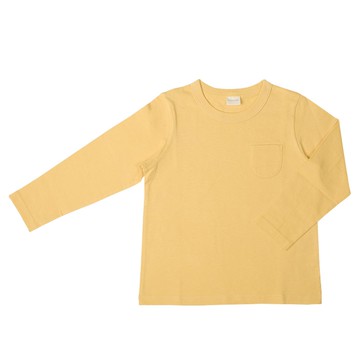 akachan honpo - 經典長袖T恤-天竺材質-橘色