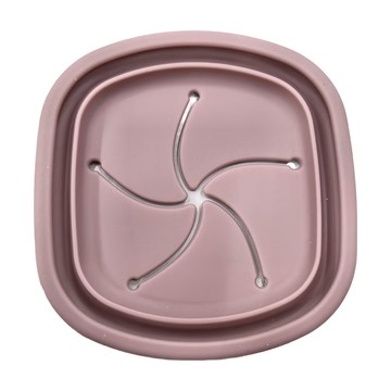 MODU'I BLUEMAMA 幼兒鉑金矽膠熊熊零食蓋  玫瑰粉  1個