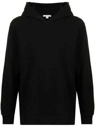 James Perse - French Terry hoodie - men - Cotton - 0 - Black