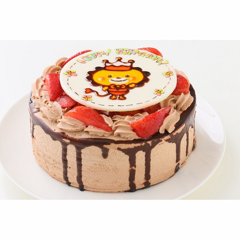 キャラクターイラストケーキ チョコ生クリーム 4号 12cm 通販 Lineポイント最大get Lineショッピング