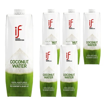 泰國 if 純椰子汁6入組  6L  1組