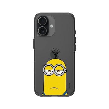 iPhone 17 Clear (相機按鈕) 酷墨灰 - Minions - Minions - Skeptical