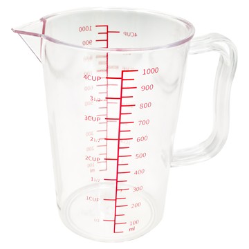 SaNNeNg 三能 塑膠杯  白色  1L  1個