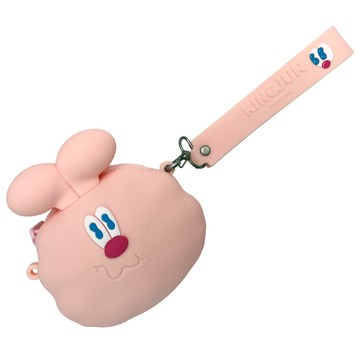 [九越]蠢兔造型矽膠萬用包