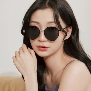 暗耀黑簡約精緻金屬圓框墨鏡│UV400太陽眼鏡 暗耀黑