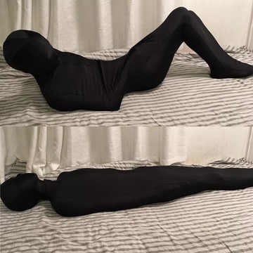 （熱門爆品）（萬人回購）【現貨】【新品絲襪】男女新款品牌萊卡四面彈力全包緊身衣木乃伊拘束內帶束手袋連體衣