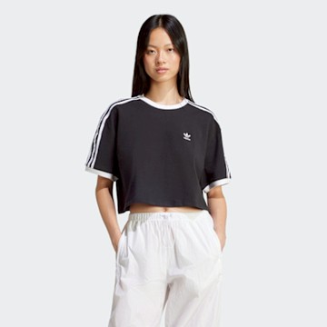 Adidas 3s Loose Crop T JC8149 女 T恤 運動上衣 休閒短袖 短版 黑 白 亞版