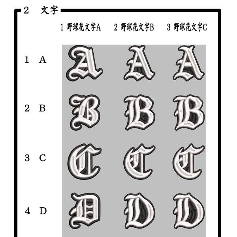 野球 帽子 人気 花文字