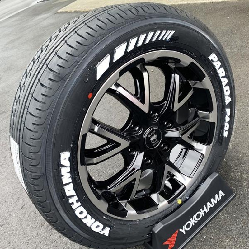 マルカサービス 200系 ハイエース ホイール 4本セット MID ガルシア ダラス6 ヨコハマ PARADA パラダ PA03 215/60R17