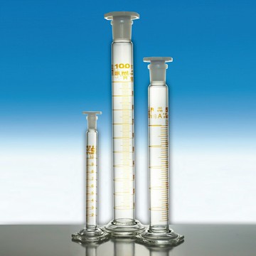 《witeg》有栓量筒 A級 Class A Cylinder, Graduated, Polyethylene Stopper