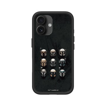 iPhone 16 Mod NX 黑 - Star Wars - The Mandalorian - 曼達洛人頭盔