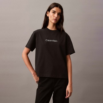 【Calvin Klein】 CK Calvin Klein Hero Modern 方形剪裁 T 恤_黑色