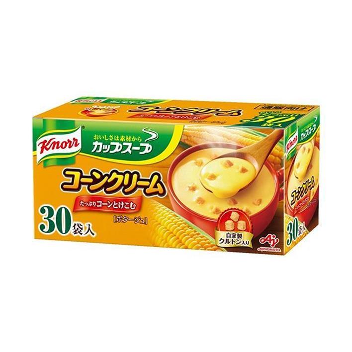 味の素 クノール カップスープ コーンクリーム (18.6g×30袋)×1箱入｜ 送料無料