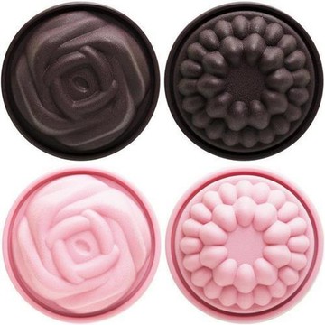 《GP&me》Dolce矽膠點心模4件(花7.5cm)
