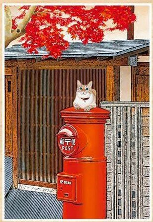 台灣藝術家 - 【林宗範系列】紅韻當頭-精緻藝術長版門簾