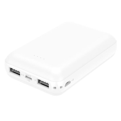 送料無料メール便 箱出し モバイルバッテリー 10000mAh 残量表示 USB-Type C入出力 PSEマーク有 HIDISC  HD-MBTC10000GFWH/0038 LINEショッピング