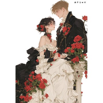 【2 月新品 3】07-113-0047 人物貼紙 兩人 奇幻風格