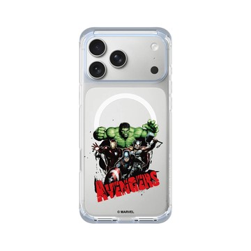 iPhone 17 Pro Max ClearX (MagSafe 兼容) 冰透藍 - 迪士尼-漫威 Marvel - 漫威英雄-復仇者聯盟 Avengers