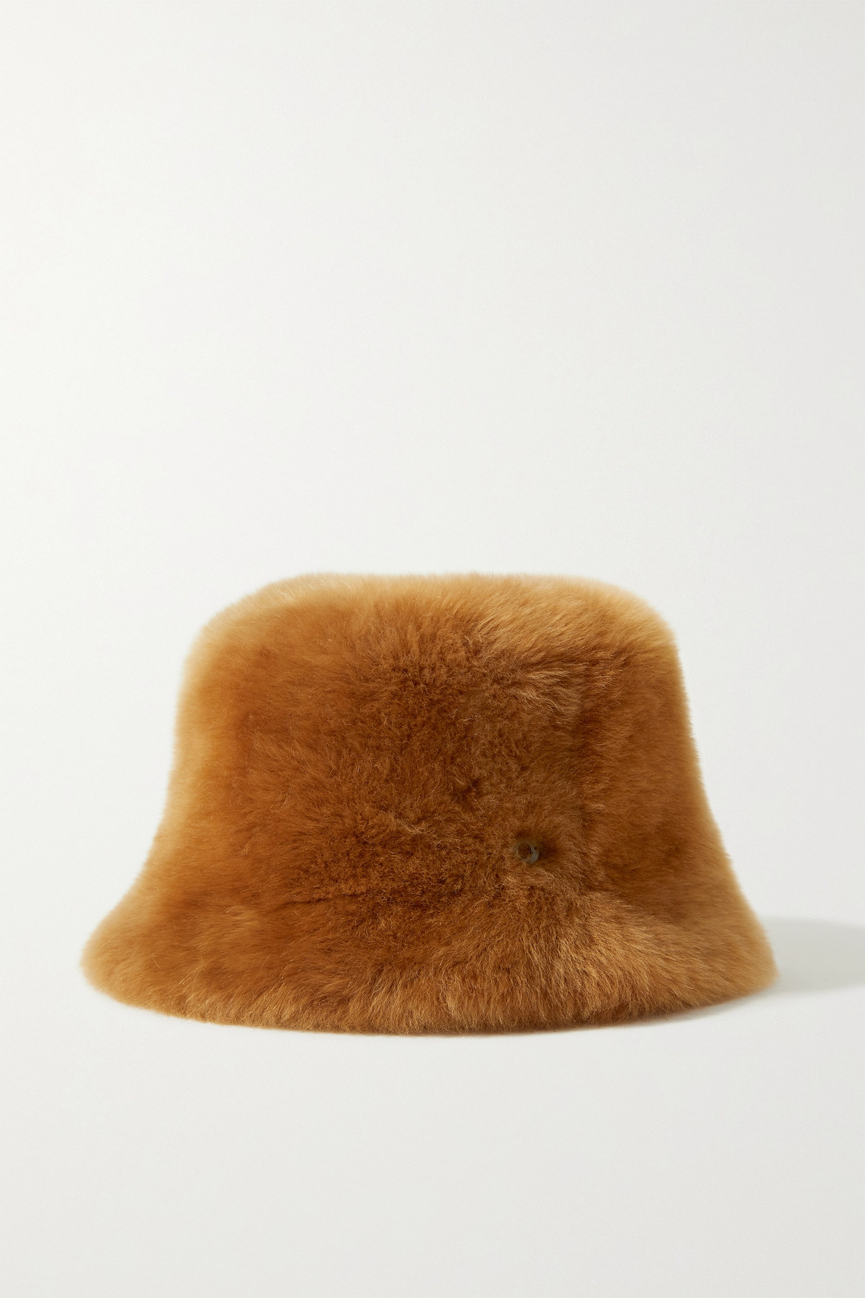 Loro Piana - Light Cloud Reversible Shearling Bucket Hat - Camel - L