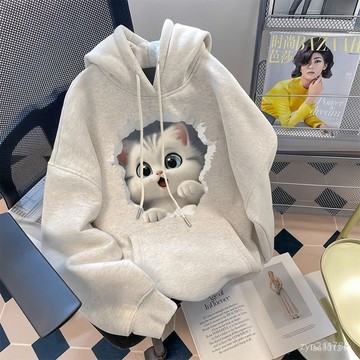 台灣出貨 韓國帽t 衛衣 大學t女 帽t女 秋冬大學t 外套女 薄外套 秋冬女裝 刷毛大學t oversize 內刷毛