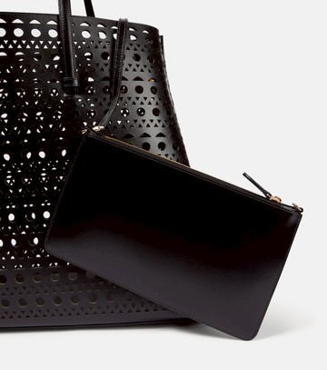 Alaïa Mina 50 Large leather tote bag