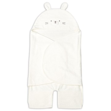 akachan honpo - 包巾 完全包覆-米白色 (50~70cm)